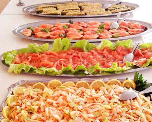 Buffet of side dishes
