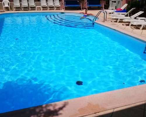 La piscina dell'Hotel Ducale